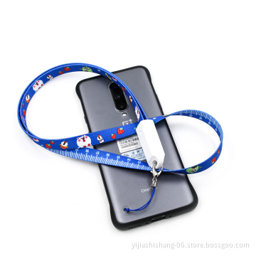 Yijiashishang New Design Phone Accessory Micro Usb Cable 90cm 3 in 1 Long Lanyard Charger Cable For Cell Phones